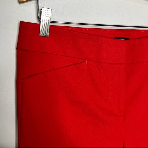 Loft bright red Marisa skinny pants size 8 - Picture 3 of 10